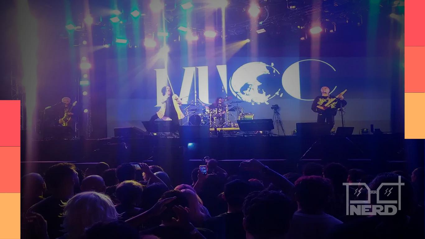 MUCC se apresentando no palco do Anime Friends 2026 durante o show histórico