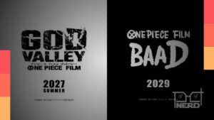 Ilustração com tema de One Piece mostrando God Valley e a temática do Incidente ligada ao Propósito de D