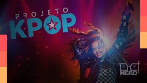 Ilustração de Projeto K-Pop com a protagonista Hannah Shim no universo do k-pop no Globoplay