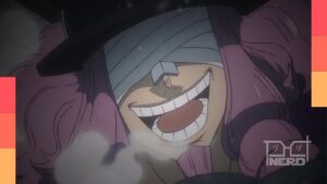 Loki em Elbaph, com atmosfera de prisão e revelação da história em One Piece