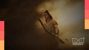 Cena do trailer de Ramayana: Parte 1 com Rama, Sita e Ravana
