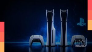 Caixa do PlayStation 5 com aviso da Sony informando que novos jogos serão vendidos apenas digitalmente a partir de janeiro de 2028