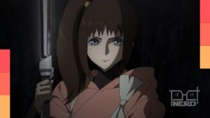 Cena do anime Star Wars: Visions Apresenta – A Nona Jedi disponível no Disney+ com a personagem Lah Kara em missão Jedi