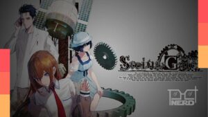 Imagem de STEINS;GATE RE:BOOT com personagem e elementos visuais do remake