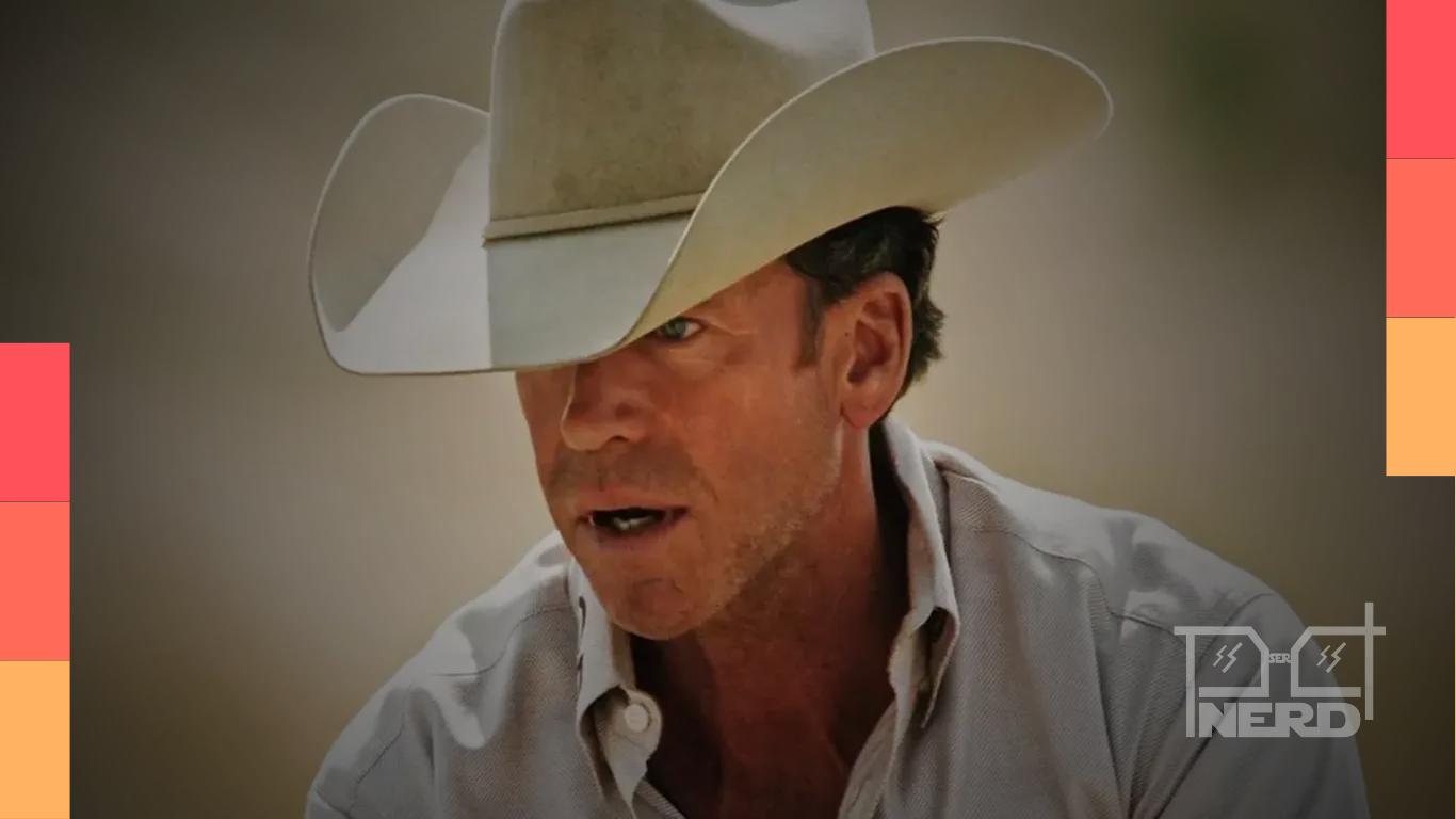 Cena de Yellowstone com a figura de Taylor Sheridan envolvido em denúncia de plágio