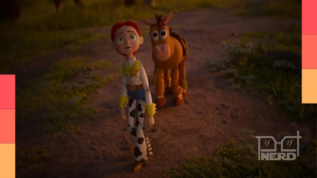 Taylor Swift em destaque enquanto toca o piano no videoclipe de “I Knew It, I Knew You” associado a Toy Story 5
