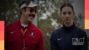 Jason Sudeikis como Ted Lasso comandando um time do AFC Richmond feminino