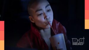 Ilustração conceitual mostrando Jordan de Intergalactic e elementos de The Last of Us Online em cenário futurista da Naughty Dog