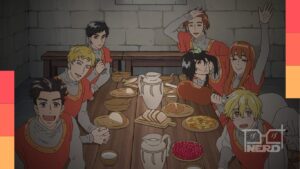 Visual do anime The Seven Knights of the Marronnier Kingdom com indicação de estreia em 3 de outubro de 2026