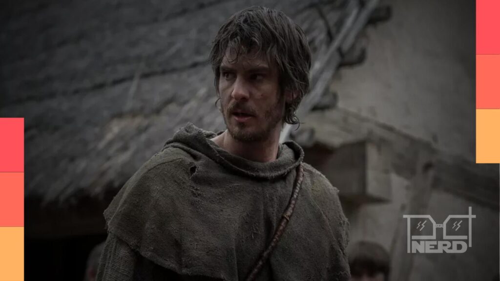 Andrew Garfield em clima de drama histórico no novo pôster de The Uprising