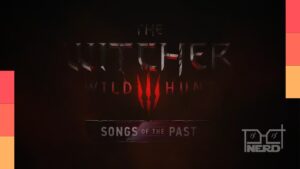 Cena de gameplay de The Witcher 3: Songs of the Past com Geralt em destaque durante a expansão