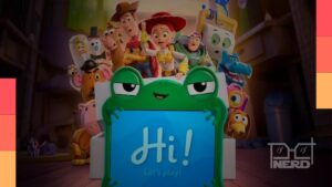 Woody e Buzz em Toy Story 5 com informação de onde assistir no Disney+ em 23 de setembro