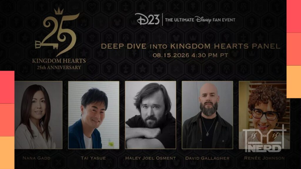 Imagem sobre transmissão de Kingdom Hearts na D23 aberta ao público, com informações de onde assistir