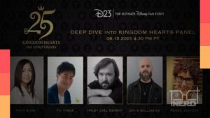 Imagem sobre transmissão de Kingdom Hearts na D23 aberta ao público, com informações de onde assistir