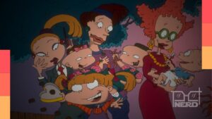 Imagem da Nickelodeon com Rugrats: Os Anjinhos, destacando o marco de 1991