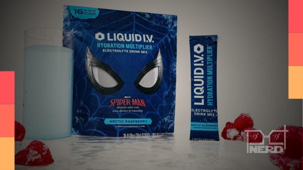 Liquid I.V. em campanhas inspiradas em Homem-Aranha: Um Novo Dia e na série Off Campus