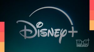 Ilustração temática do Disney+ com referências a Star Wars Visões, Anatomia de Grey e Futurama