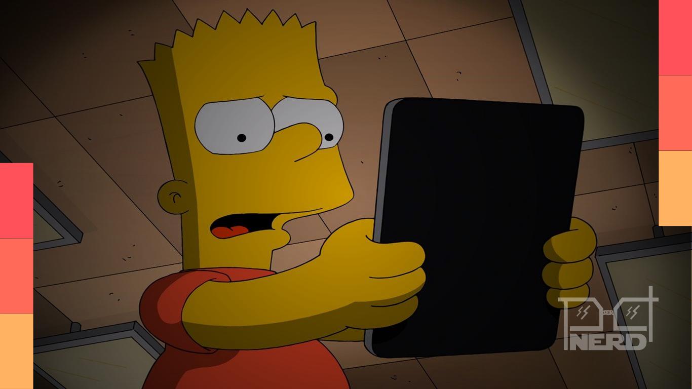 Cena de It’s Always Sunny em comparação ao clima de Os Simpsons, destacando a disputa por recorde de 100% de aprovação da crítica.