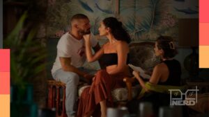 Débora Nascimento contracenando com Ricky Martin na primeira imagem do filme “Hombre al Agua”, escrito, dirigido e protagonizado por Gael García Bernal