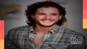 Kit Harington em destaque, associado a Jon Snow e à estreia como Lockhart em Harry Potter