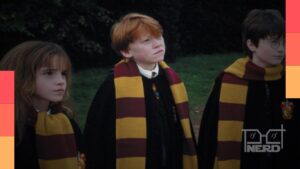 Emma Watson, Rupert Grint e Daniel Radcliffe em Harry Potter e a Pedra Filosofal em comparação com fotos recentes do elenco
