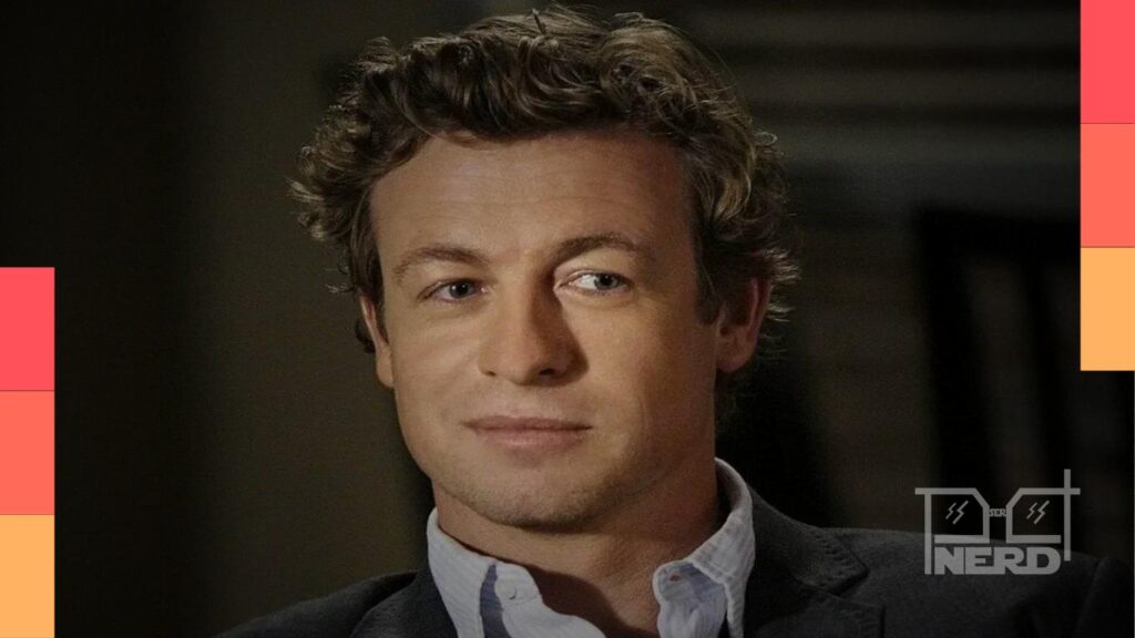 Simon Baker em O Mentalista (Patrick Jane) em destaque, imagem de divulgação