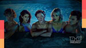 Imagem promocional destacando Estilhaços (The Shards) do FX no Disney+, com referência ao suspense e ao lançamento às 22h no Brasil