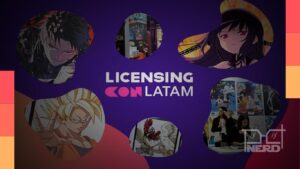 Pessoas reunidas em estande de feira B2B em São Paulo durante a LicensingCon Latam 2026
