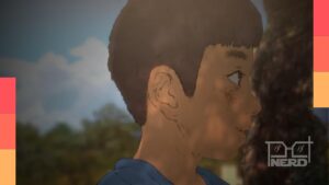 Cena do filme em anime We Are Aliens (Wareware wa Uchuujin) com estética que remete à Era Heisei