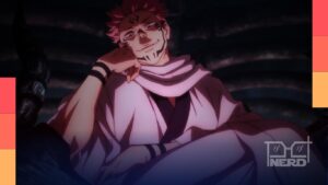 Ilustração com personagens de anime representando feiticeiros com poderes que reescrevem realidades