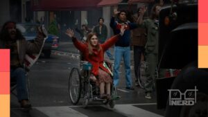 Imagem promocional de A Arte de Ser Heumann com direção de Sian Heder e personagens ligados ao movimento de acessibilidade