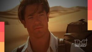Brendan Fraser caracterizado como Rick O’Connell durante as filmagens de A Múmia 4 na Inglaterra
