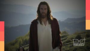 Imagem ilustrativa com cenas de produção e referências de A Ressurreição de Cristo a partir do vazamento online