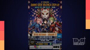 Público geek em Valença-BA no Anime Geek Valença Cosplay com competições e cosplay