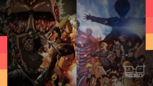 Cartaz de Attack on Titan anunciando relançamento nos cinemas japoneses em Screen X, 4DX e Ultra 4DX