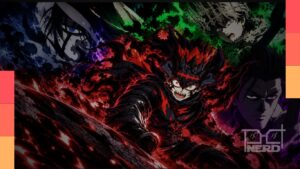 Asta em imagem promocional de Black Clover, anime cuja sequência pode ter 26 episódios segundo um rumor.