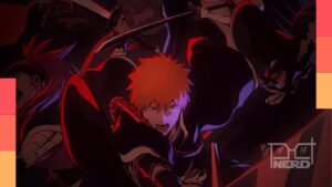 Personagem Ichigo em Bleach: Thousand-Year Blood War com aviso de adiamento dos episódios 49 e 50 para outubro
