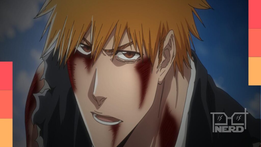 Imagem com referência a Bleach mostrando o adiamento dos episódios 49 e 50 de Thousand-Year Blood War com datas em outubro