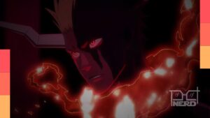 Cena do anime Bleach: Thousand-Year Blood War com personagens enfrentando Yhwach na guerra final