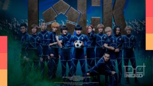 Elenco e personagens do Blue Lock live-action incluindo Yoichi Isagi, Rin Itoshi, Meguru Bachira, Chigiri e Nagi