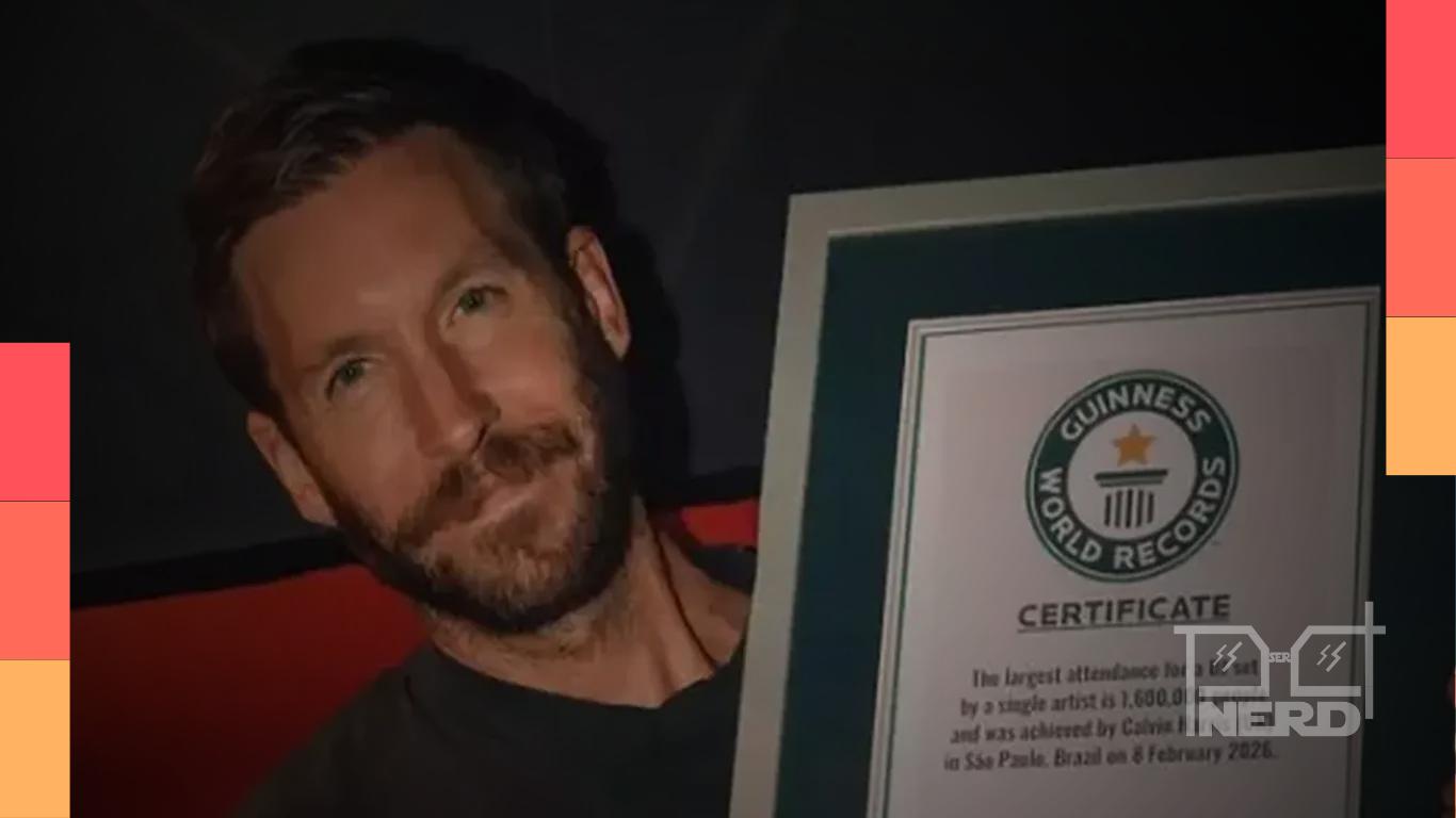Calvin Harris celebra recorde de público reconhecido pelo Guinness World Records no Brasil