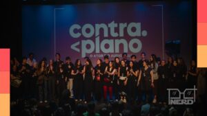 Público e participantes no Contraplano – O Ator e o Audiovisual com mesas sobre carreira, IA e elenco