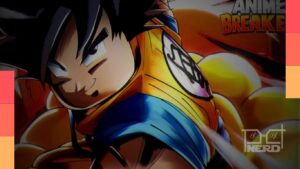Tela promocional de Anime Breaker no Roblox com destaque para resgate de códigos e recompensas