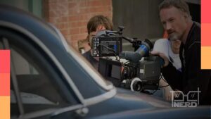 David Fincher em imagem promocional sobre o fim de sua parceria com a Netflix