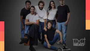 Elenco principal da série Democracia Corinthiana da HBO Max com Humberto Carrão, Alessandra Negrini, Marco Ricca, Pedro Lamin, Guthierry Sotero e Davi Araujo