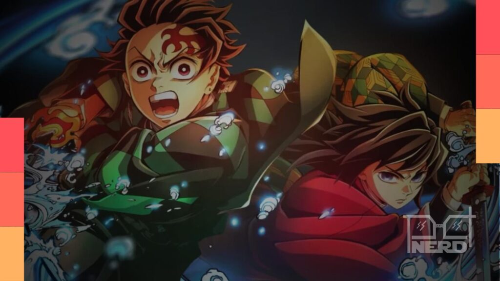 Tanjiro e os Caçadores de Demônios em cena de Demon Slayer: Castelo Infinito