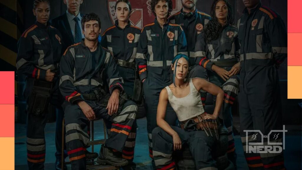 Equipe da Unidade 53 em Emergência 53, série renovada para a 2ª temporada no Globoplay