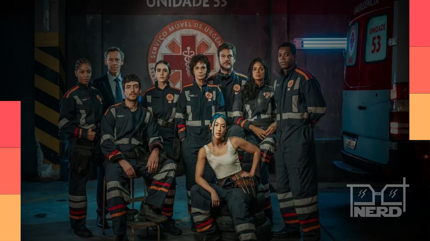 Valentina Herszage compartilha uma foto dos bastidores da segunda temporada de Emergência 53