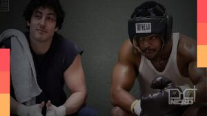Anthony Ippolito como Sylvester Stallone em Eu Sou o Rocky; pôster destaca o veterano antes de Rocky Balboa