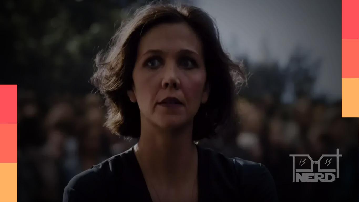 Maggie Gyllenhaal, presidente do júri do Festival de Veneza, criticando a falta de diretoras mulheres na competição